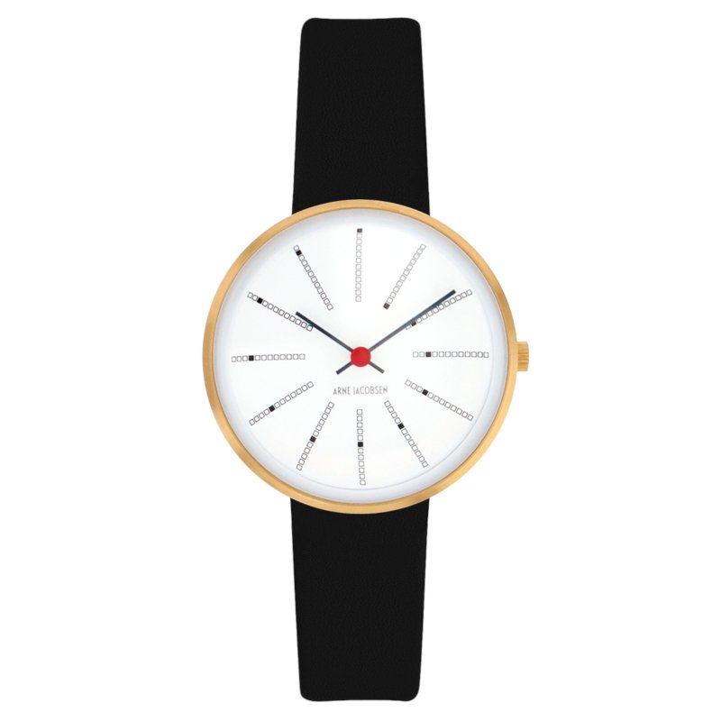 Arne Jacobsen Watch Bankers 53113-1401g at MAKE Designed Objects